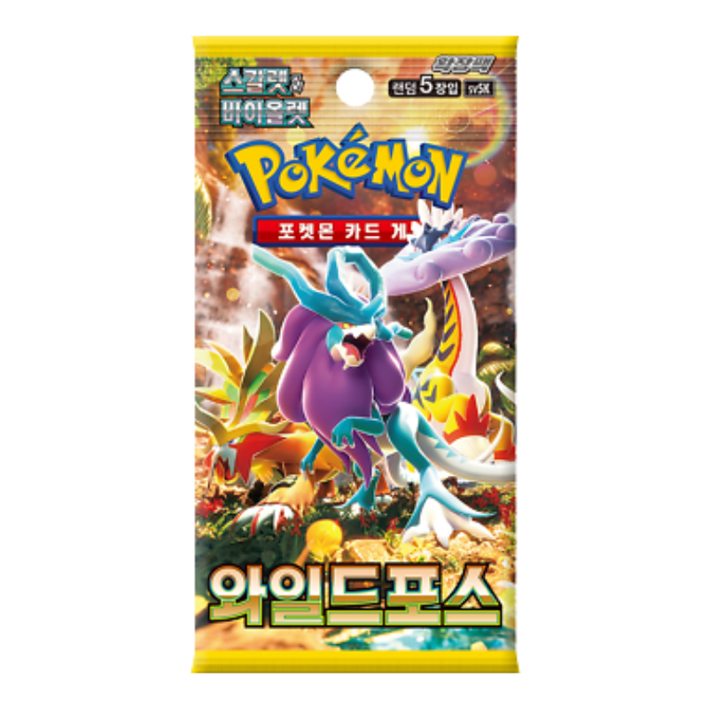 Pokemon Wild Force sv5K Korean Booster Pack