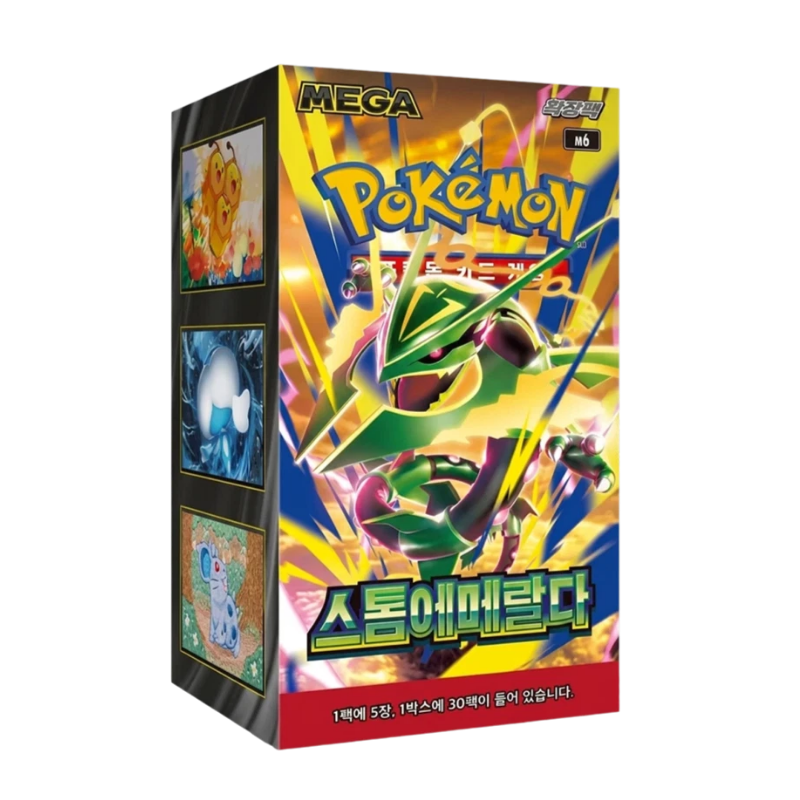 Pokemon Storm Emeralda m6 Korean Booster Box