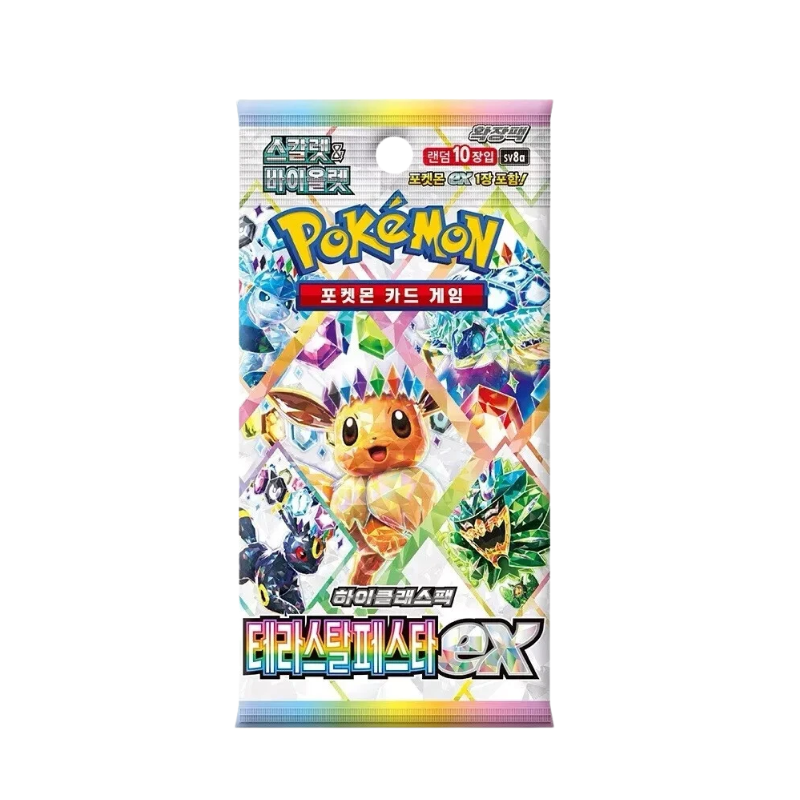 Pokemon Eeveelutions Terastal Festival ex High Class sv8a Korean Booster Pack