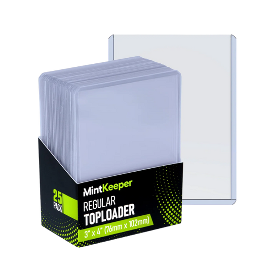 MintKeeper - (25) Card Toploaders - Regular - 35PT 3”X4”