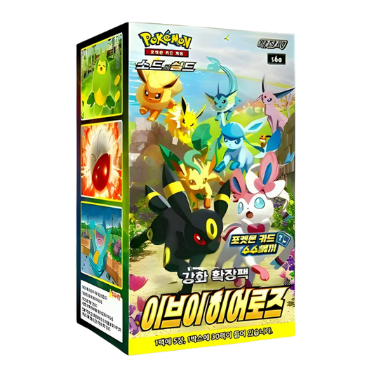 Pokemon Eevee Heroes s6a Korean Booster Box