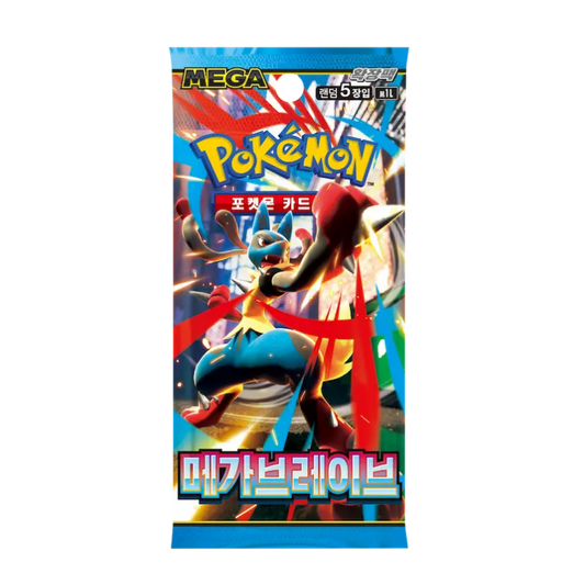 Pokemon Mega Brave m1L Korean Booster Pack