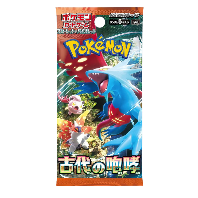 Pokemon Ancient Roar sv4K Japanese Booster Pack