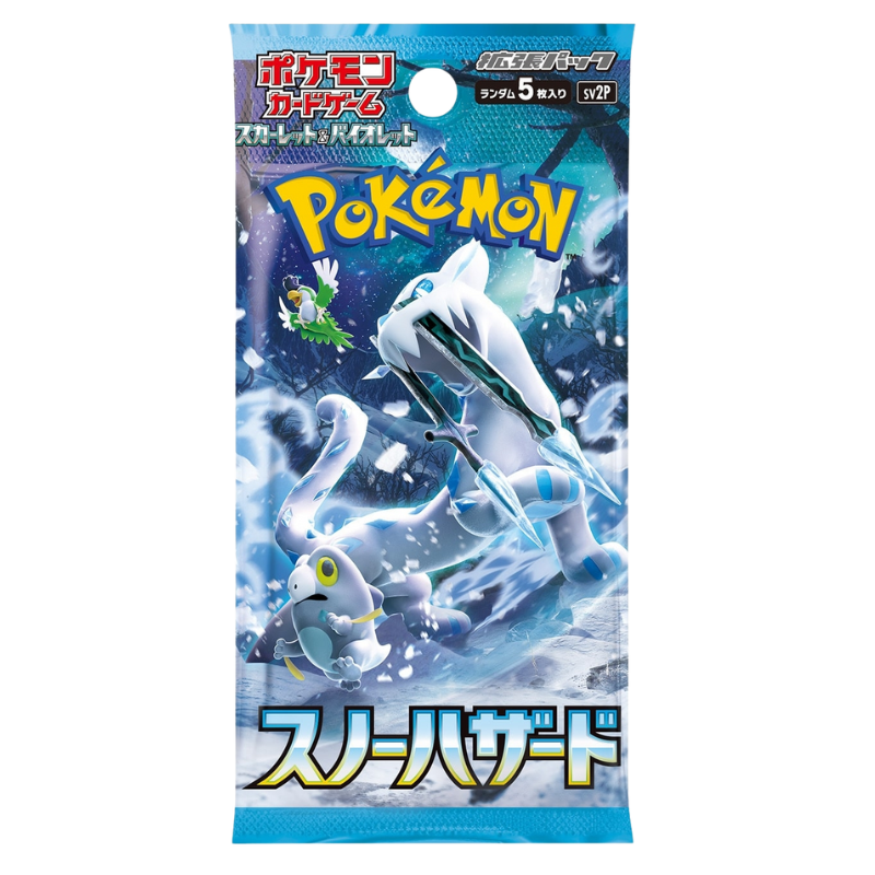 Pokemon Snow Hazard sv2P Japanese Booster Pack