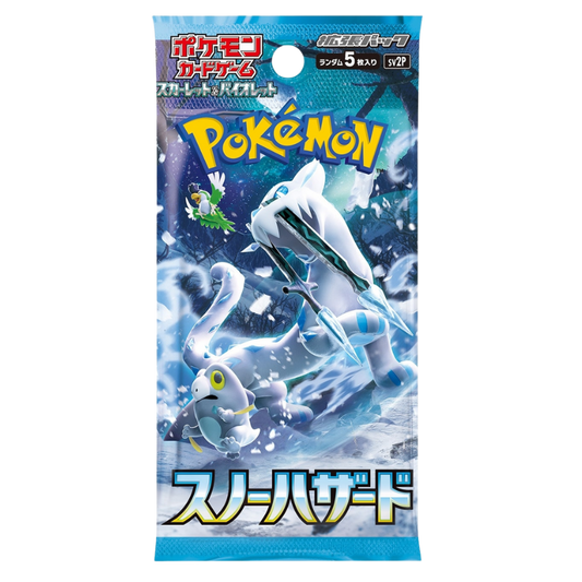 Pokemon Snow Hazard sv2P Japanese Booster Pack
