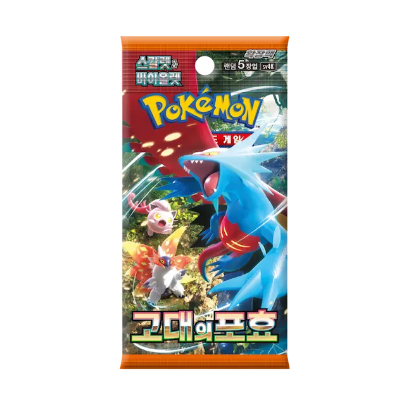 Pokemon Ancient Roar sv4K Korean Booster Pack