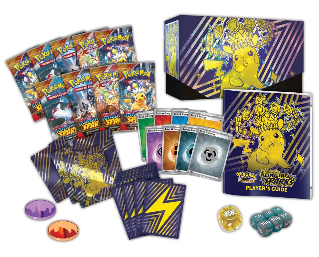 Pokemon Scarlet & Violet Surging Sparks: Elite Trainer Box (ETB)